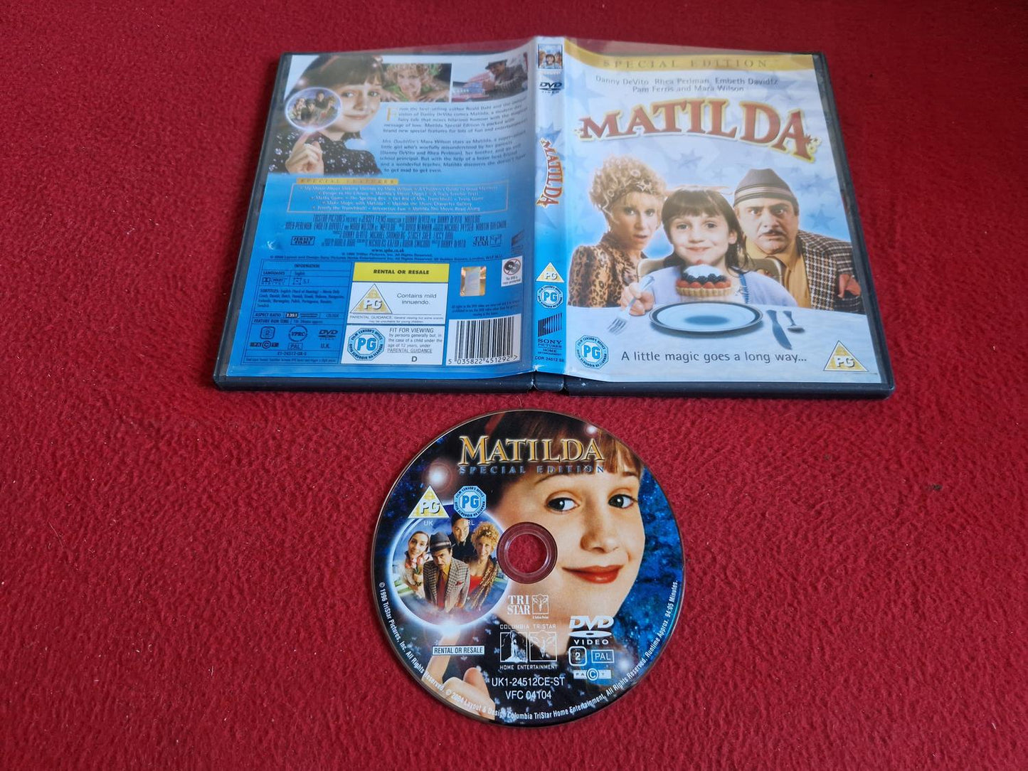MATILDA DVD