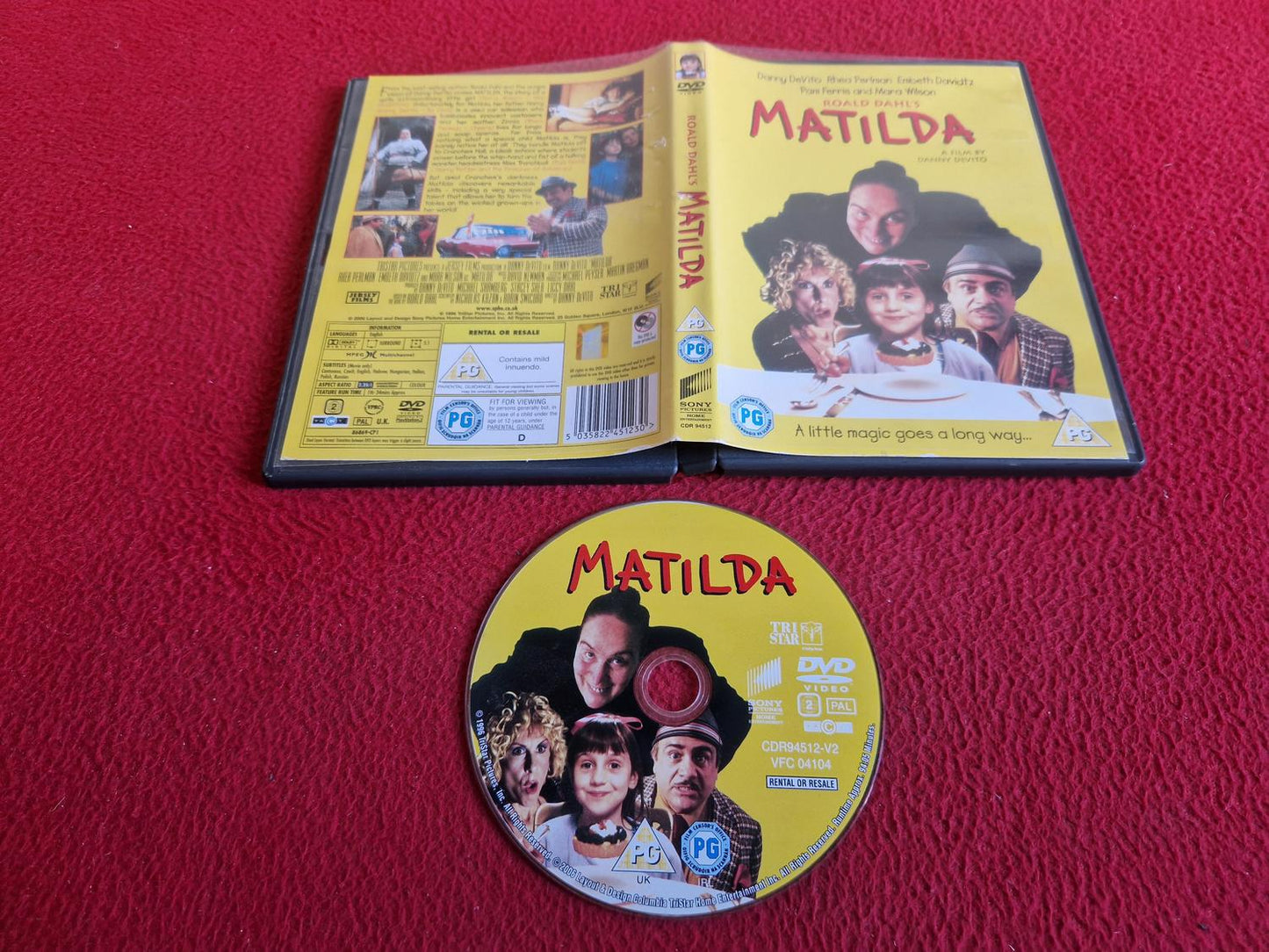 MATILDA DVD