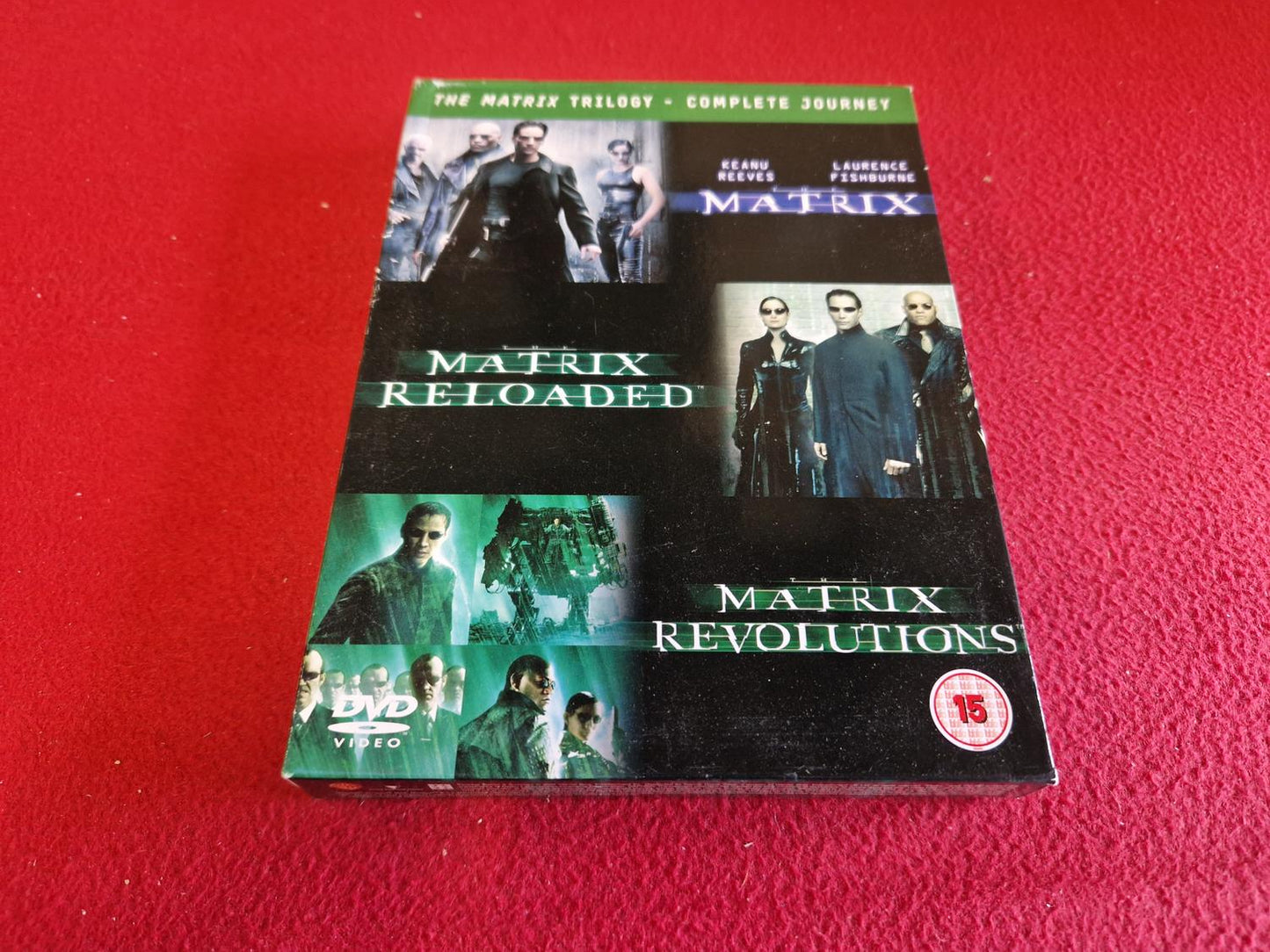 MATRIX TRILOGY MATRIX / RELOADED / REVOLUTIONS BOX till DVD