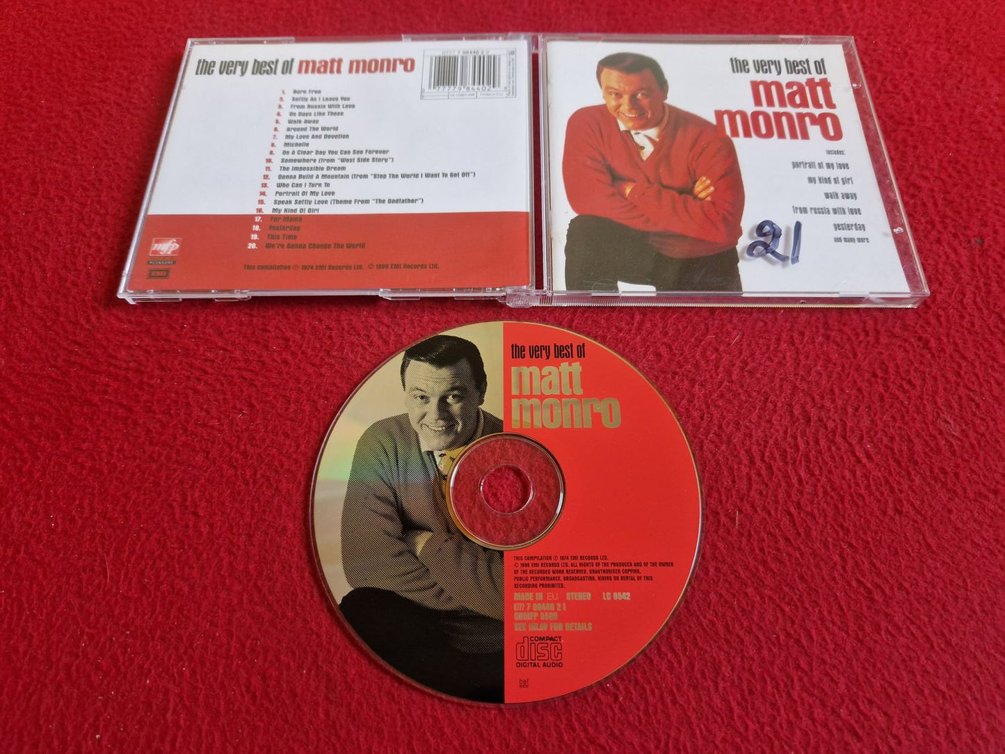 MATT MONRO THE VERY BEST OF CD