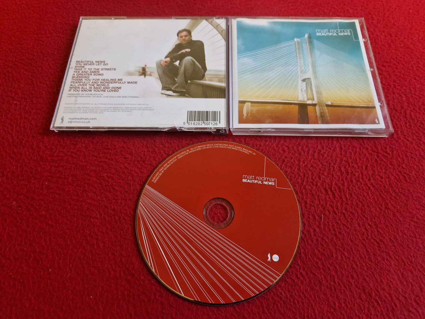 MATT REDMAN BEAUTIFUL NEWS CD