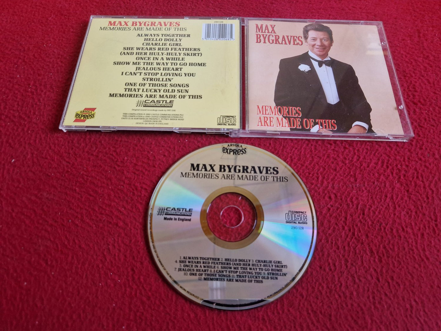 MAX BYGRAVES MEMORIES ARE MADE OF THIS CD