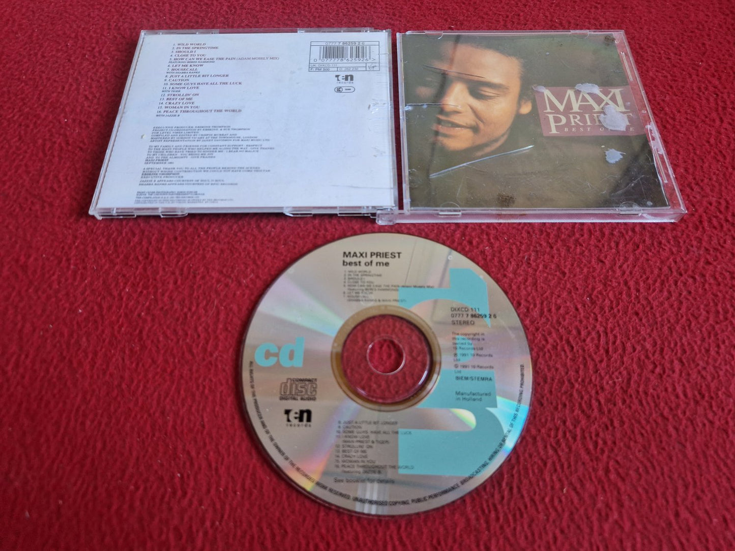 MAXI PRIEST BEST OF ME CD