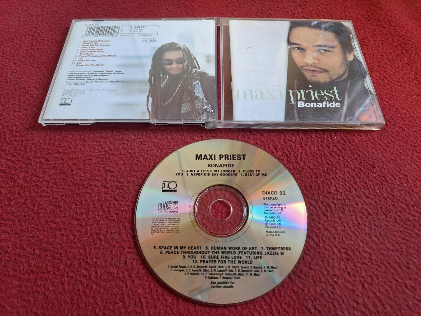 MAXI PRIEST BONAFIDE CD
