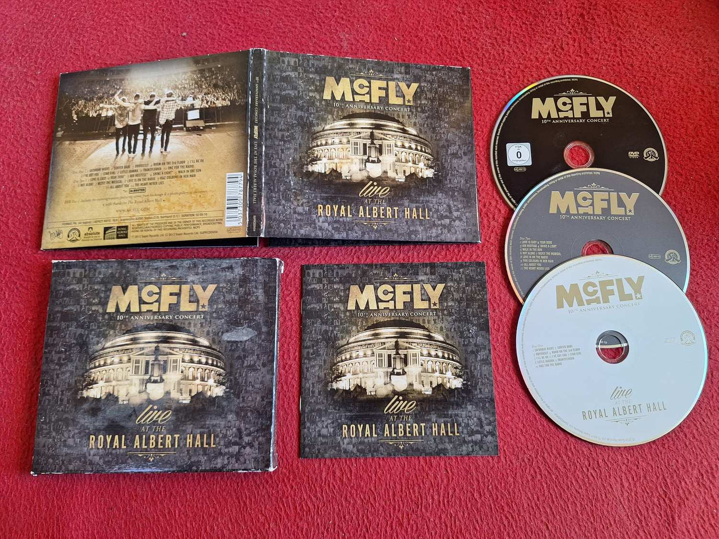 MCFLY 10TH ANNIVERSARY LOVE AT THE ROYAL ALBERT HALL CD