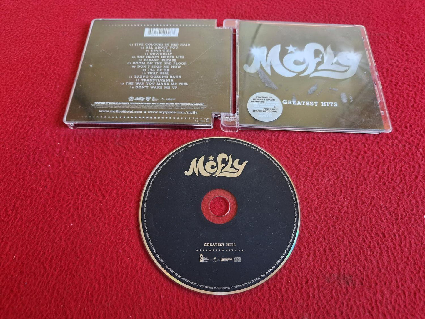 MCFLY GREATEST HITS CD