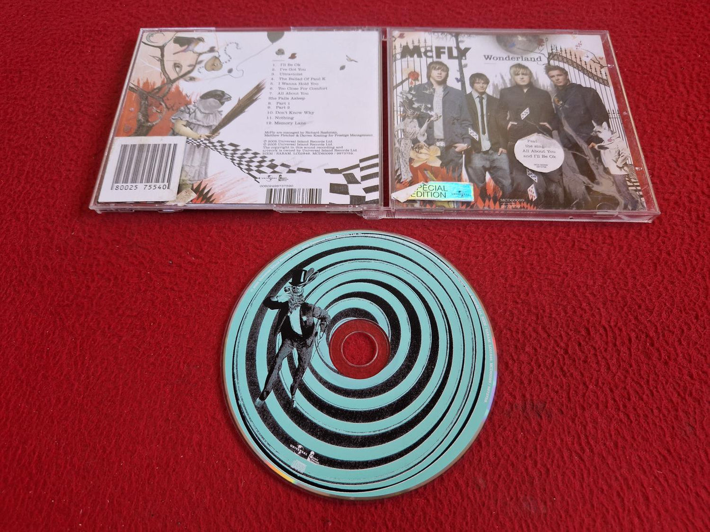 MCFLY WONDERLAND CD