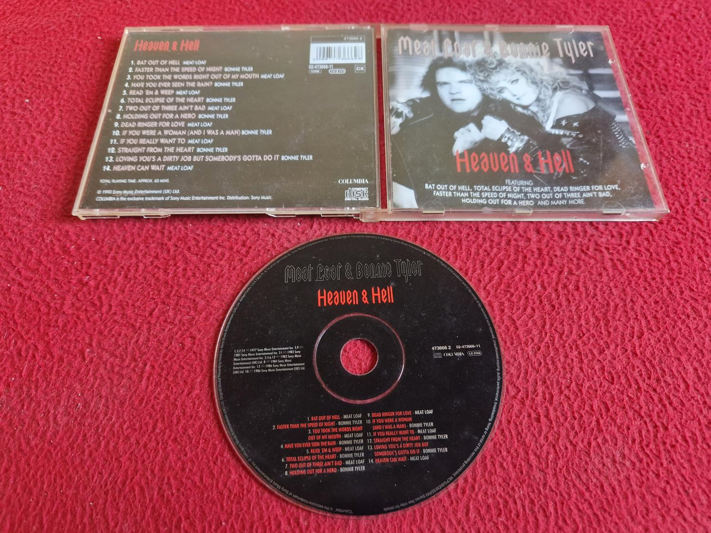 MEAT LOAF & BONNIE TYLER HEAVEN & HELL CD