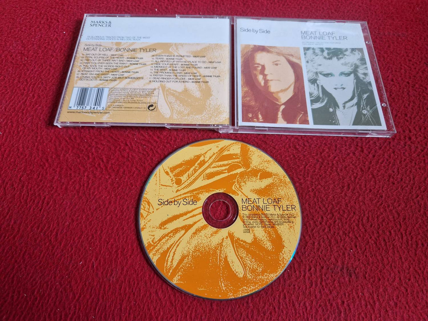 MEAT LOAF / BONNIE TYLER SIDE BY SIDE CD