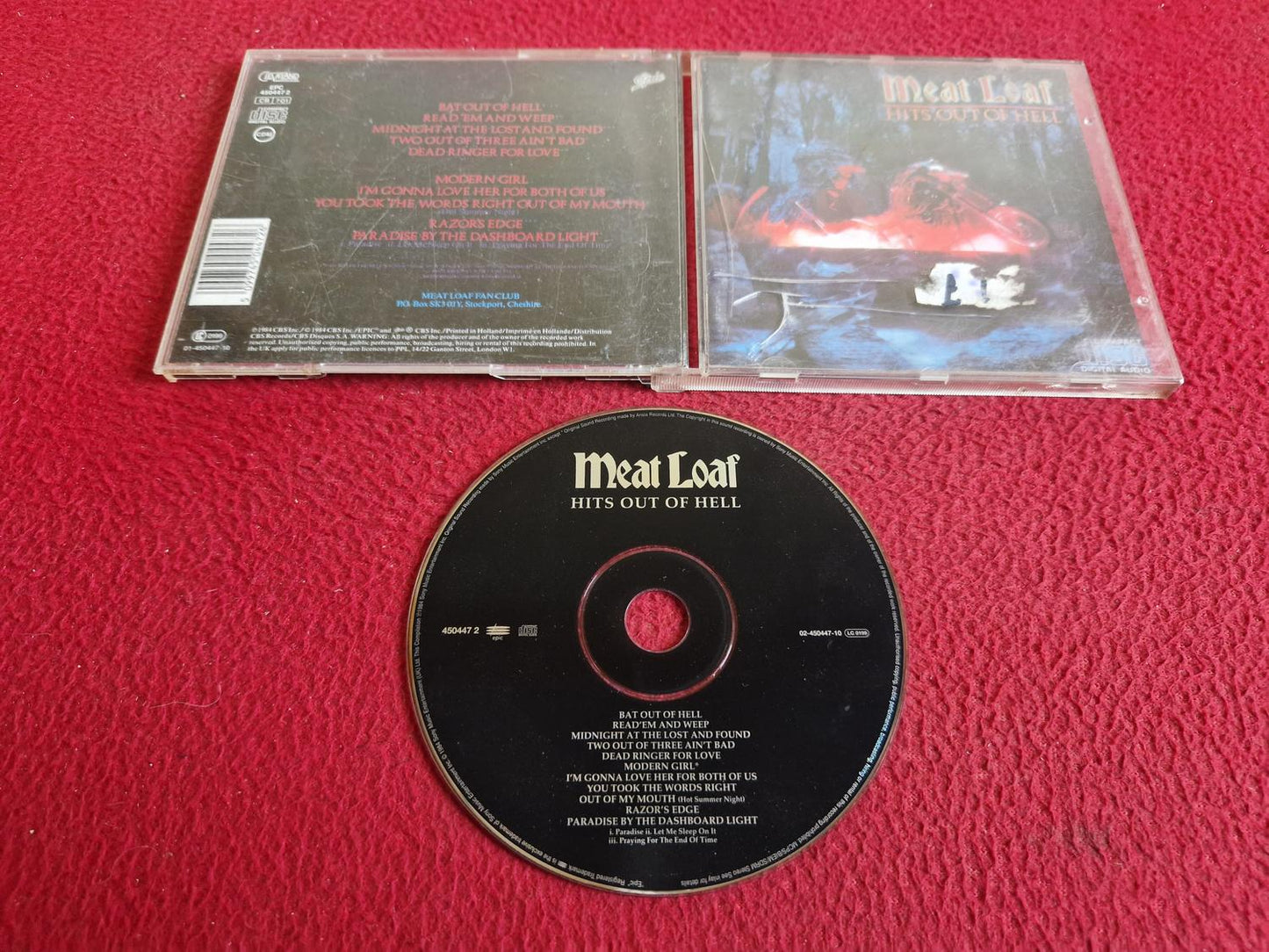 MEAT LOAF HITS OUT OF HELL CD