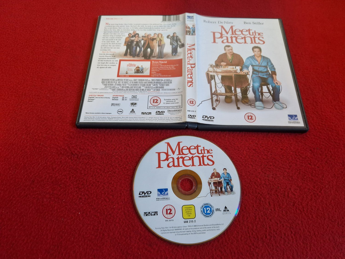 MEET THE PARENTS DVD