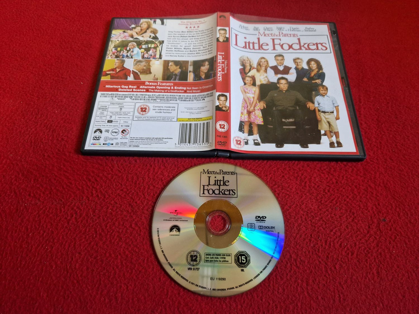 MEET THE PARENTS LITTLE FOCKERS DVD