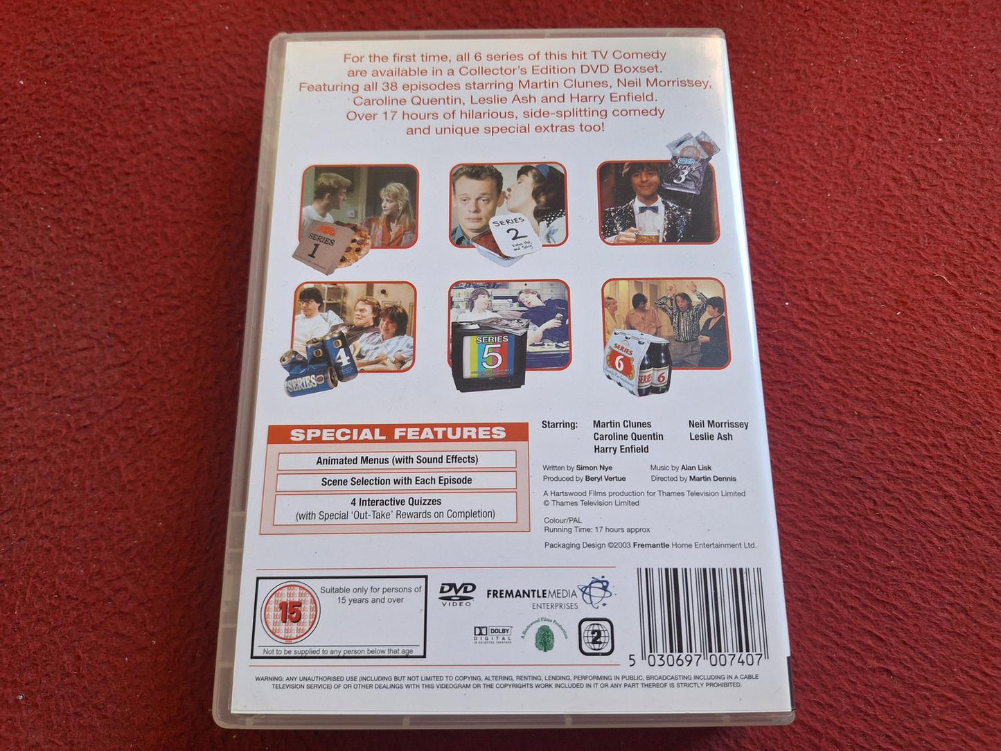 MEN BEHAVING BADLY SIX PACK COMPLETE 6 SERIES BOX DVD