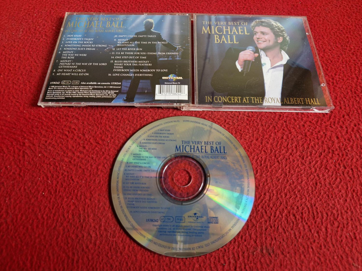 MICHAEL BALL IN CONCERT AT THE ROYAL ALBERT HALL THE VERY BEST OF CD