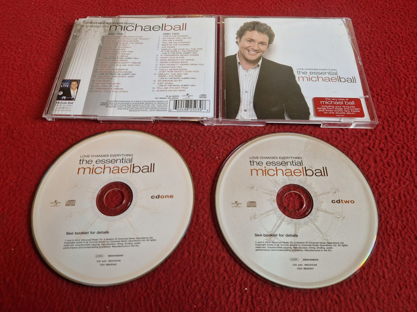 MICHAEL BALL LOVE CHANGES EVERYTHING THE ESSENTIAL CD