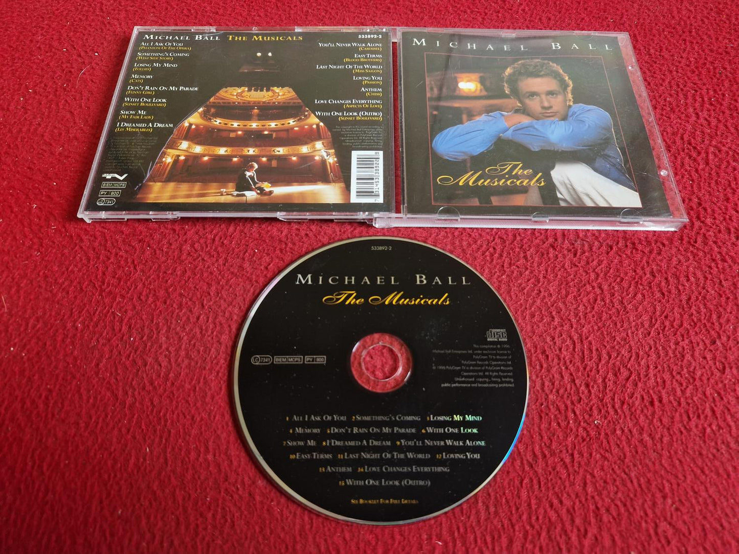 MICHAEL BALL THE MUSICALS CD