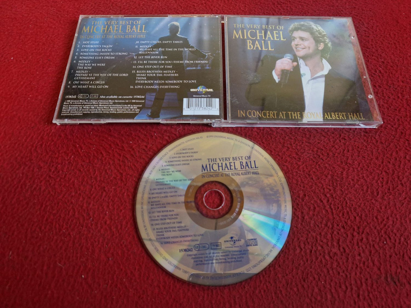 MICHAEL BALL THE VERY BEST OF IN CONCERT AT THE ROYAL ALBERT HALL CD