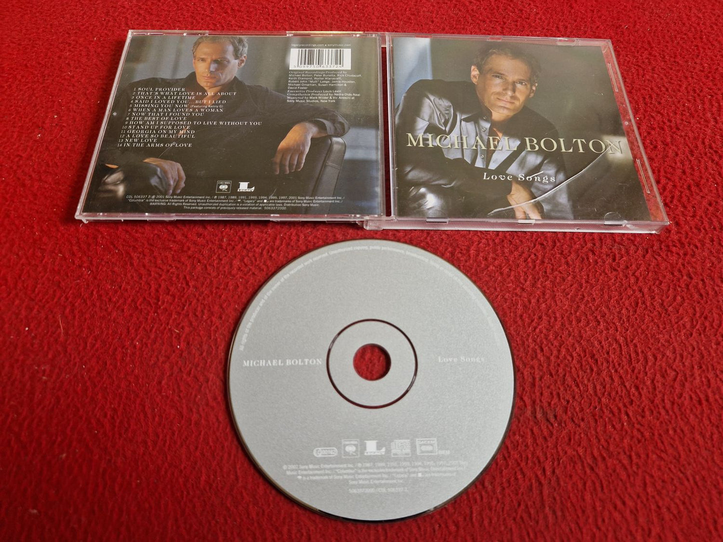 MICHAEL BOLTON LOVE SONGS CD