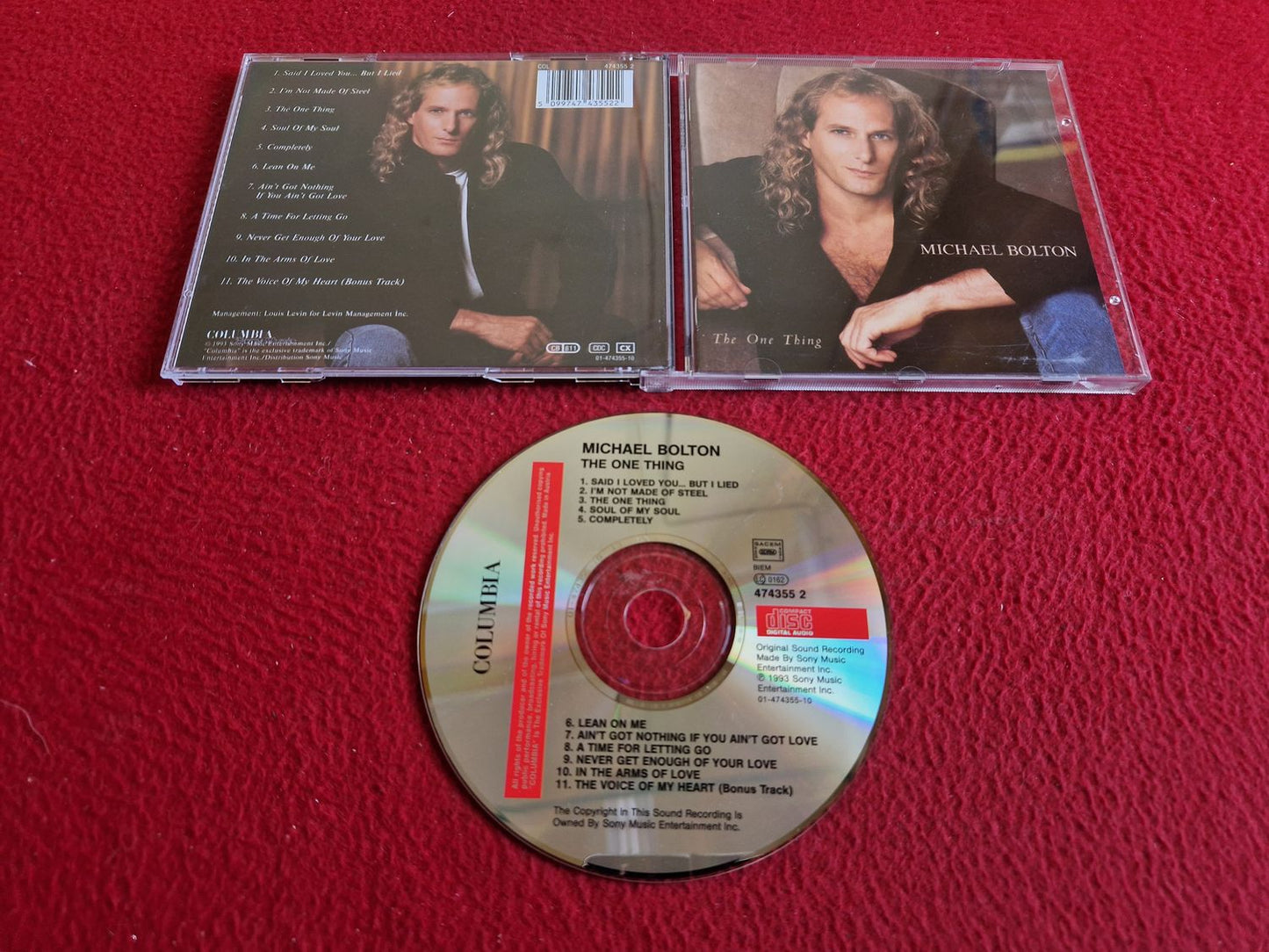 MICHAEL BOLTON THE ONE THING CD