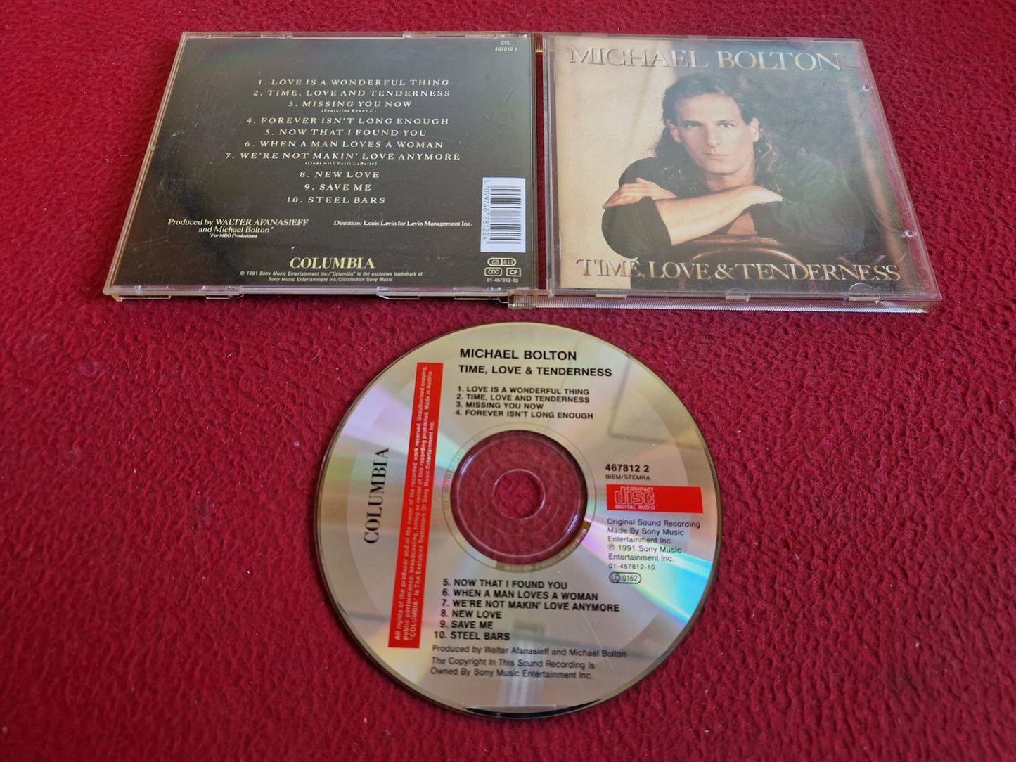 MICHAEL BOLTON TIME, LOVE & TENDERNESS CD