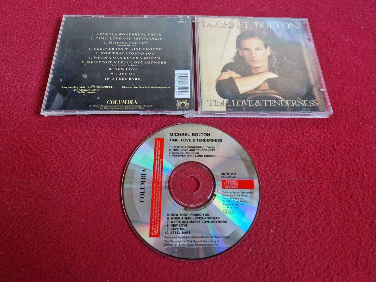 MICHAEL BOLTON TIME LOVE & TENDERNESS CD