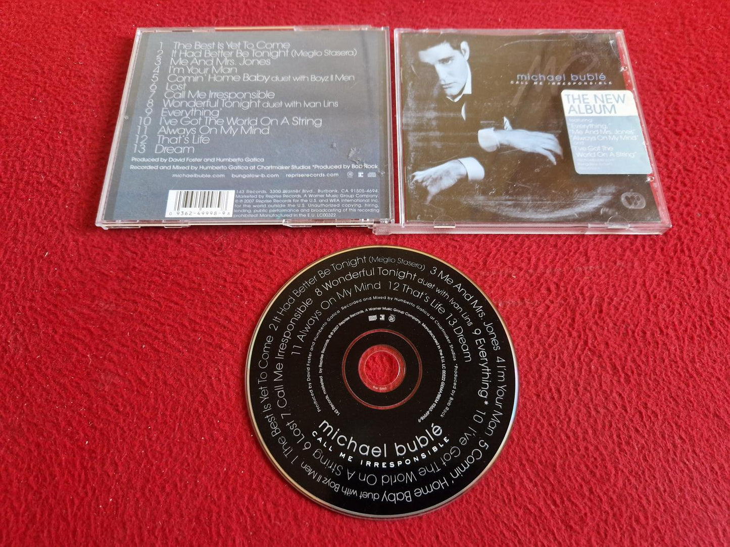 MICHAEL BUBLE CALL ME IRRESPONSIBLE CD