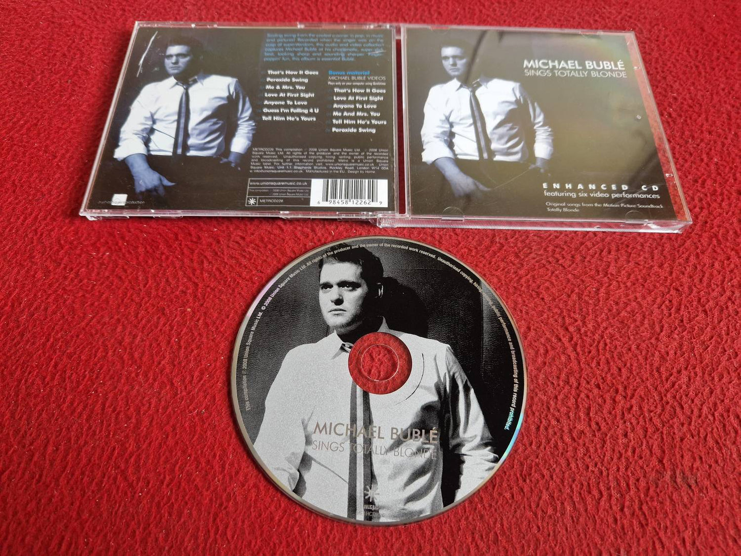 MICHAEL BUBLE SINGS TOTALLY BLONDE ENHANCED CD - SIX VIDEO PERFORMANCES