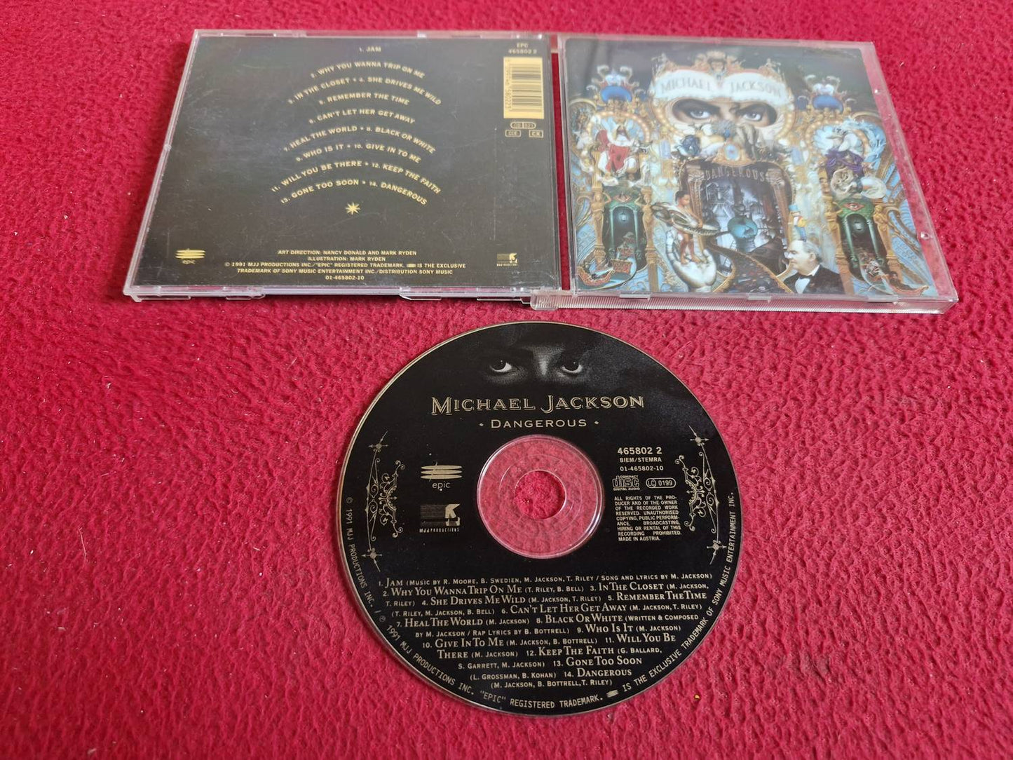 MICHAEL JACKSON DANGEROUS CD