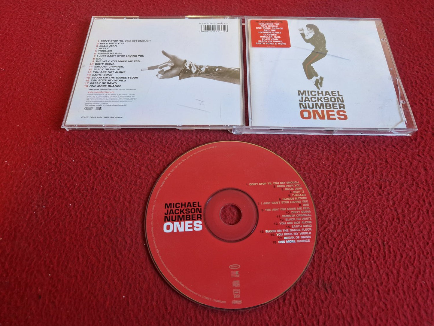 MICHAEL JACKSON NUMBER ONES CD