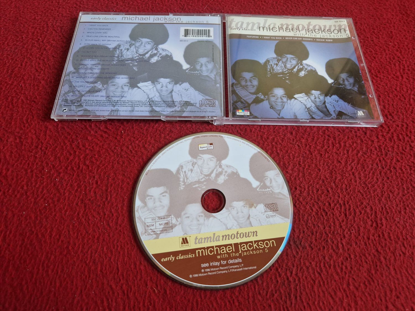 MICHAEL JACKSON WITH THE JACKSON 5 EARLY CLASSICS CD