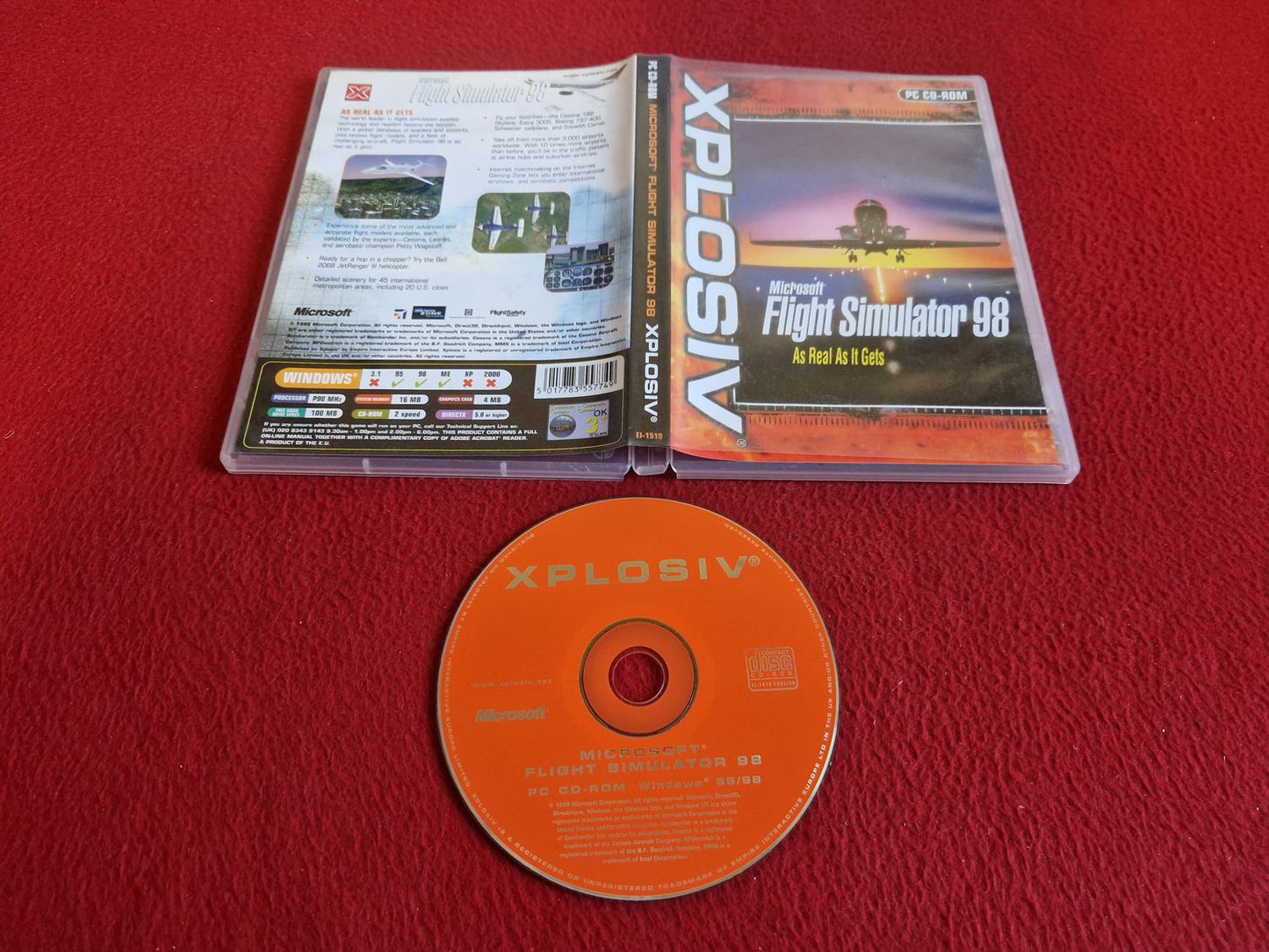 MICROSOFT FLIGHT SIMULATOR 98 till PC