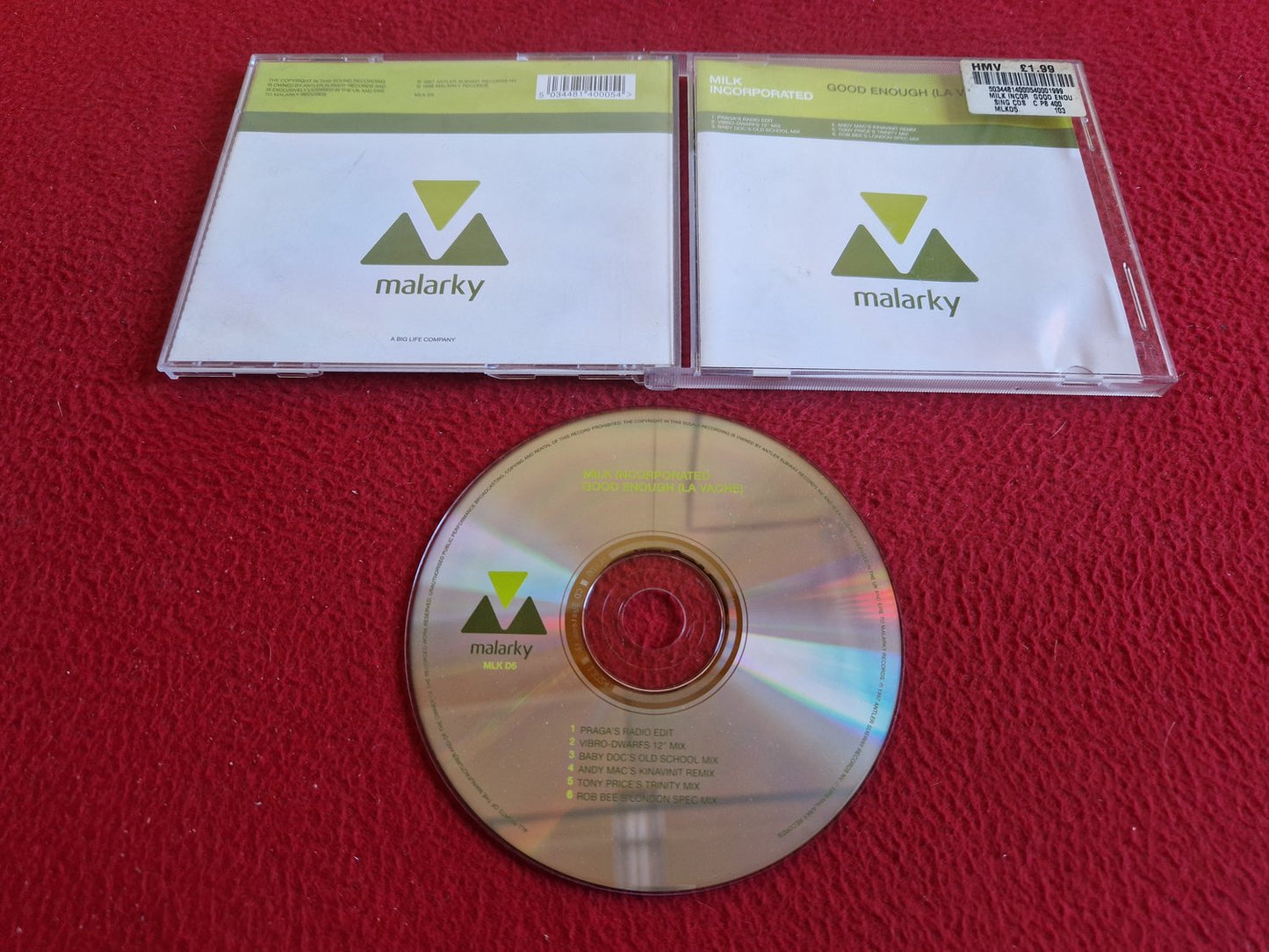 MILK INCORPORATED GOOD ENOUGH LA VACHE CD