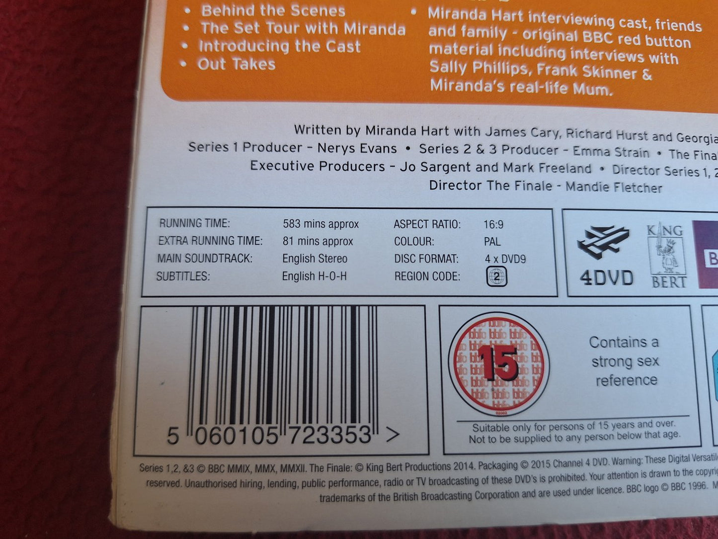 MIRANDA THE COMPLETE BOX SET SERIES 1 - 3 & THE FINALE DVD