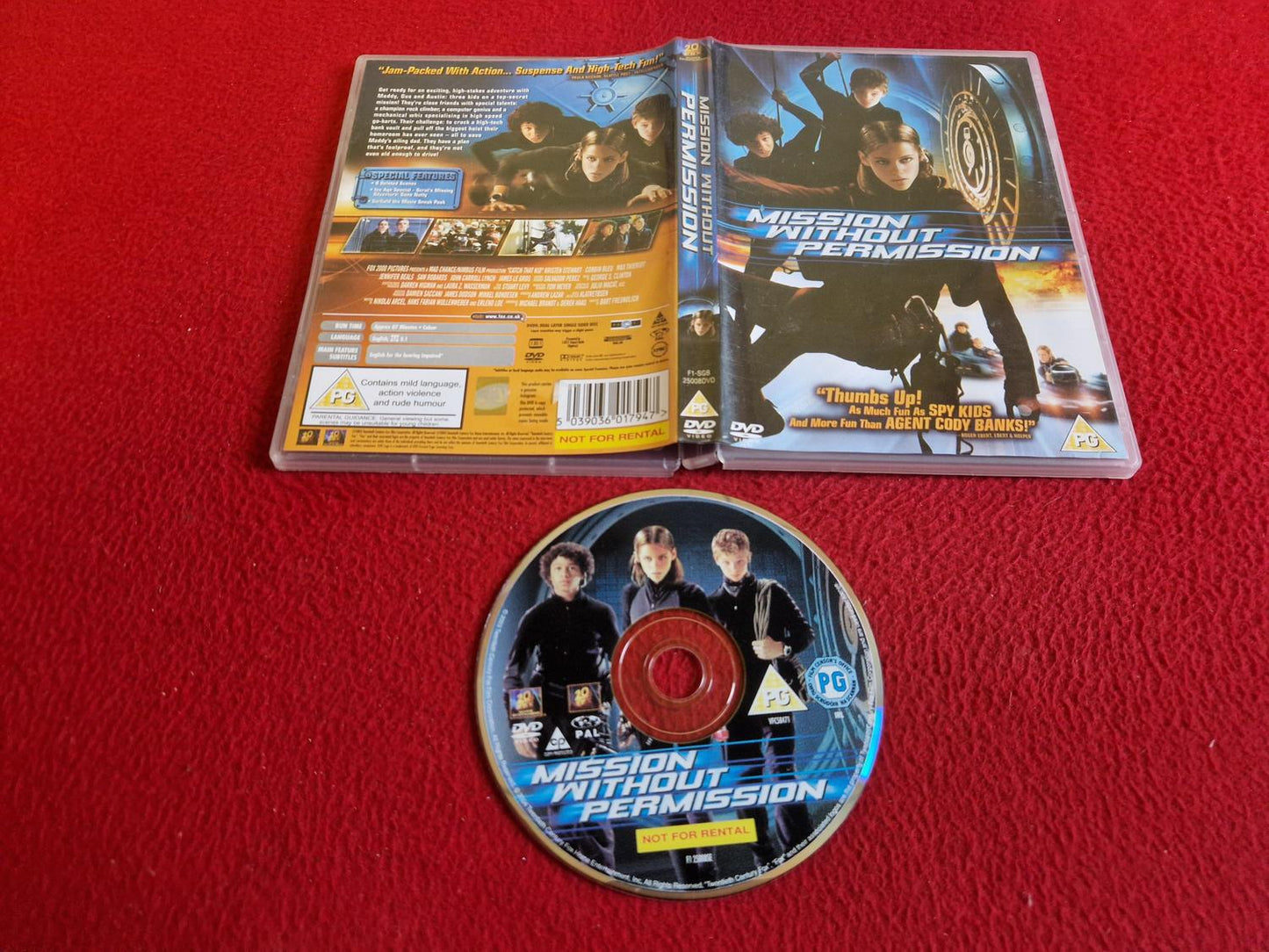 MISSION WITHOUT PERMISSION DVD