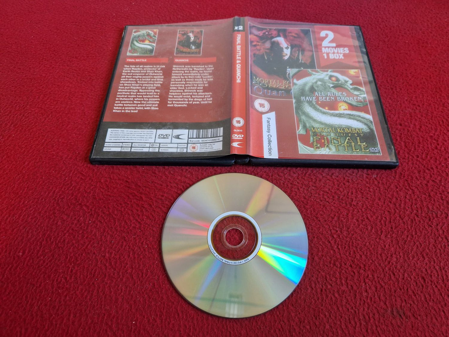 MORTAL KOMBAT FINAL BATTLE / QUANCHI DVD