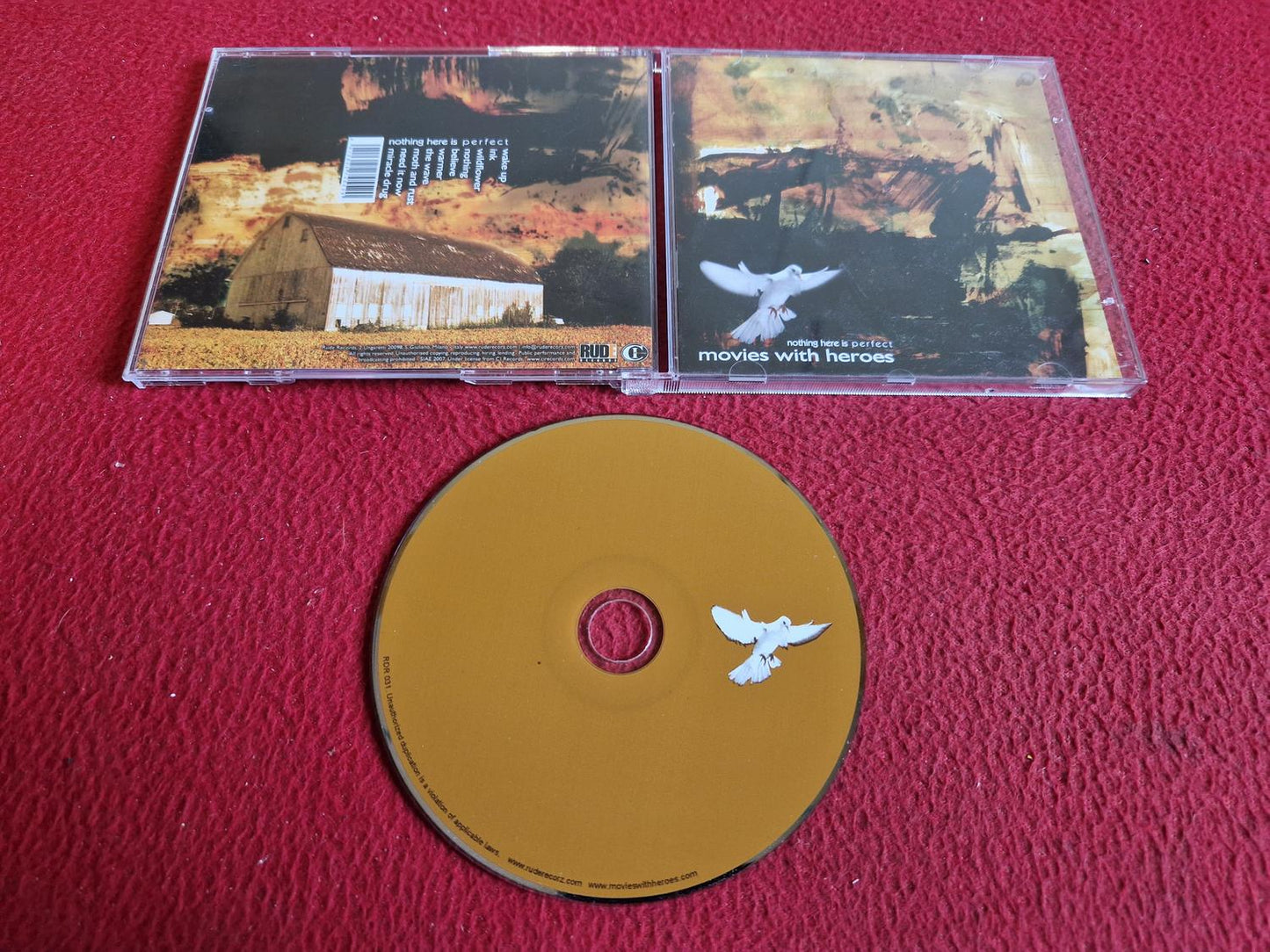MOVIES WITH HEROES NOTHING HERE IS PERFECT CD