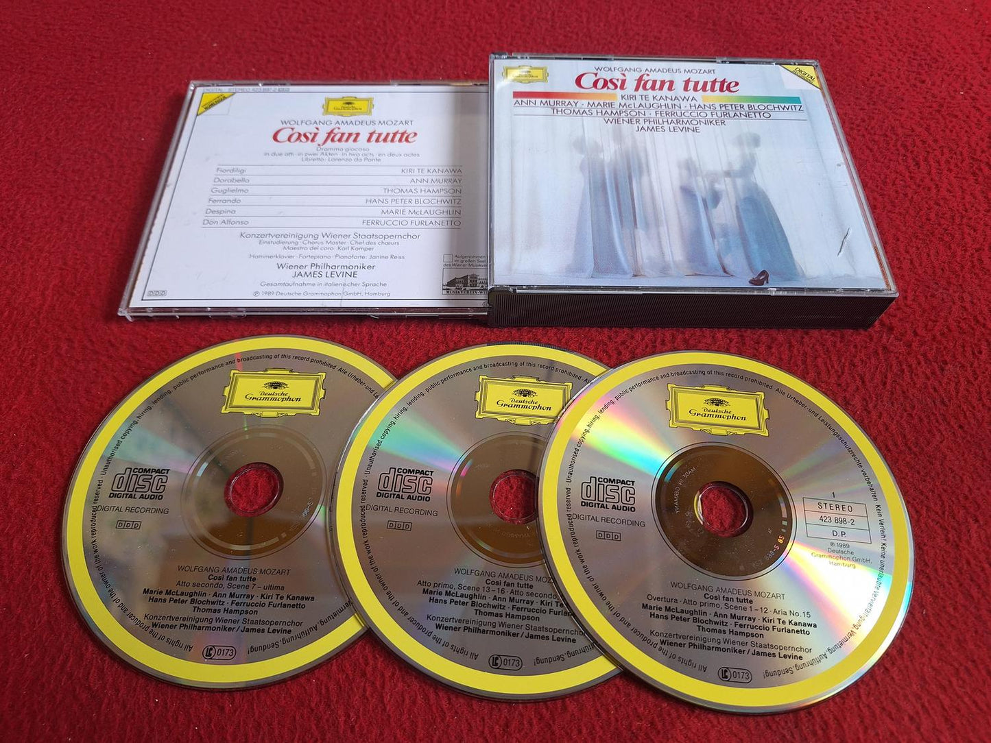 MOZART COSI FAN TUTTE KIRI TE KANAWA CD BOX