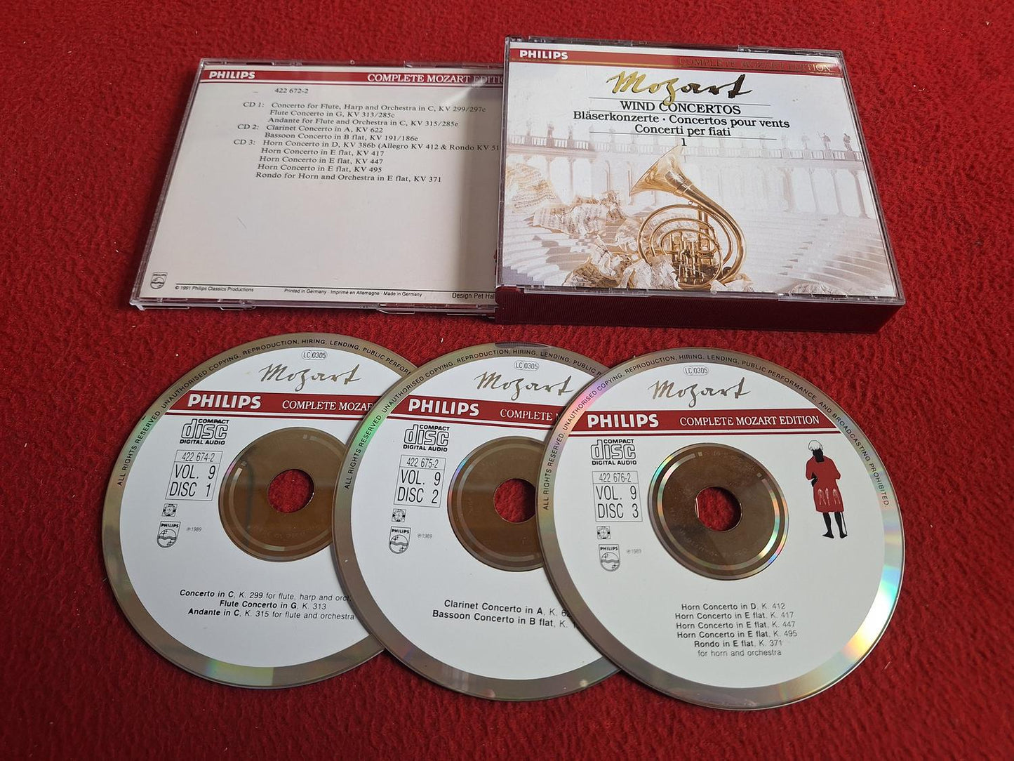 MOZART WIND CONCERTOS CD BOX