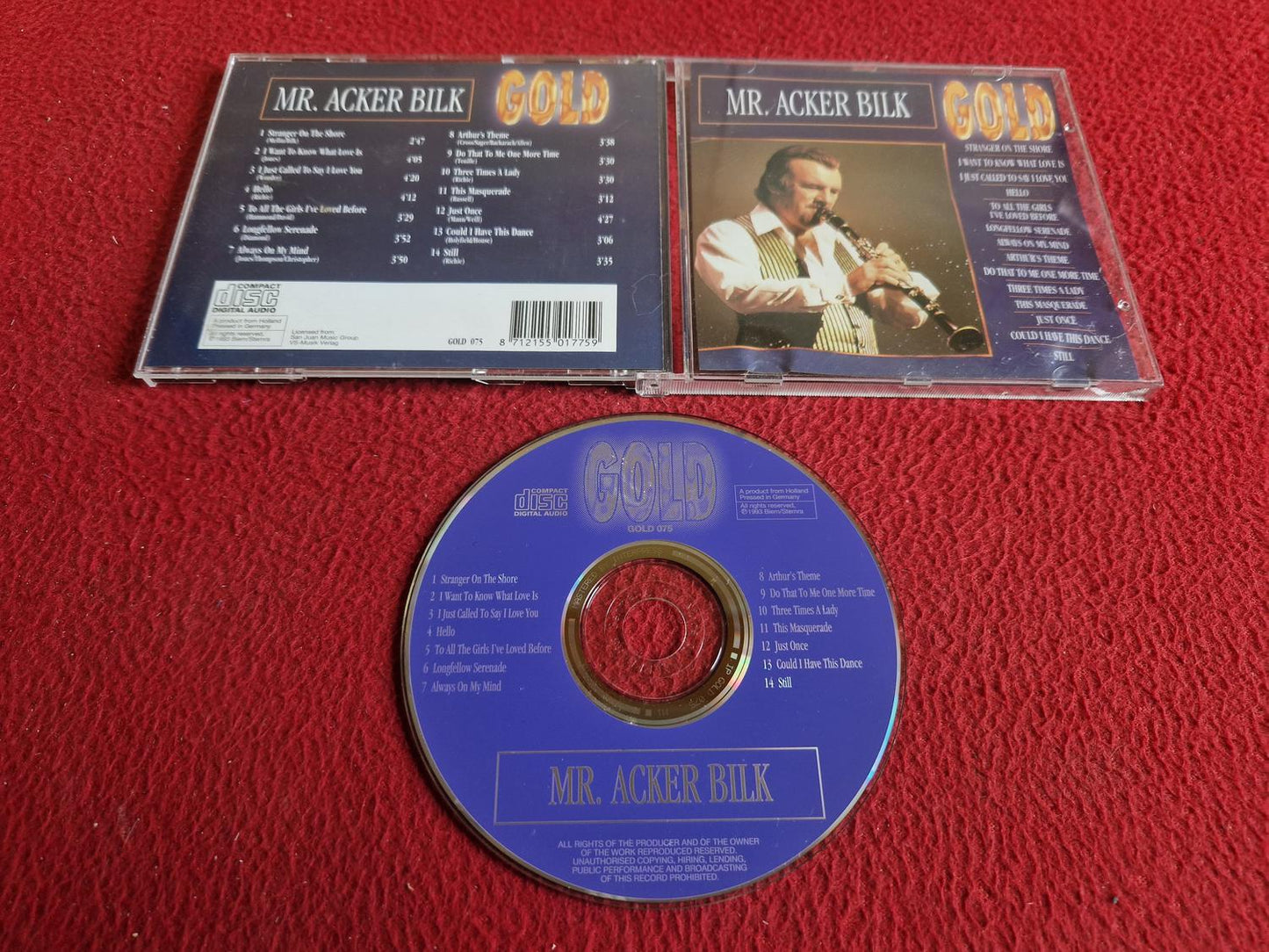 MR. ACKER BILK GOLD CD