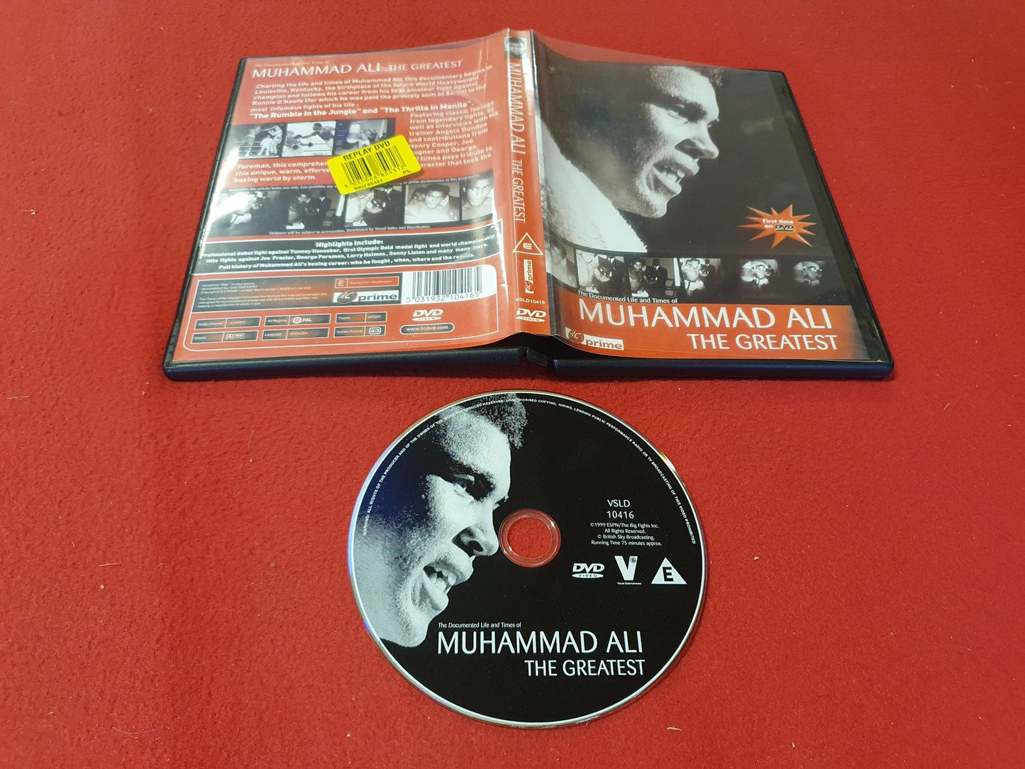 MUHAMMAD ALI THE GREATEST till DVD