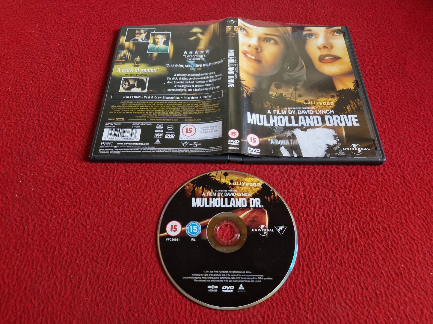 MULHOLLAND DRIVE DVD