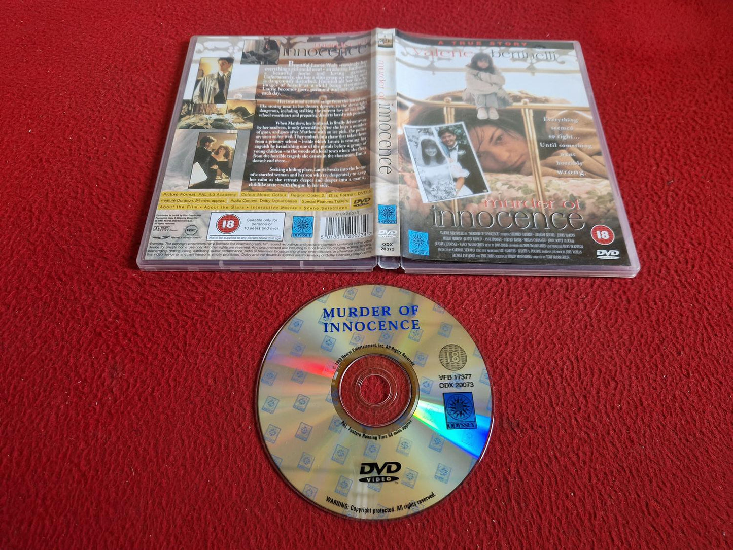 MURDER OF INNOCENCE DVD