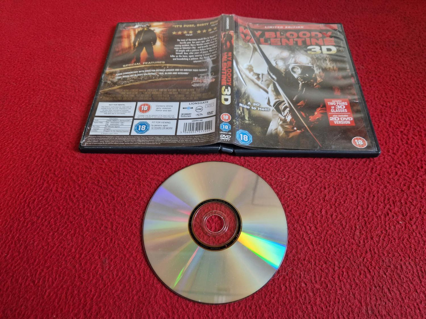 MY BLOODY VALENTINE 3D DVD