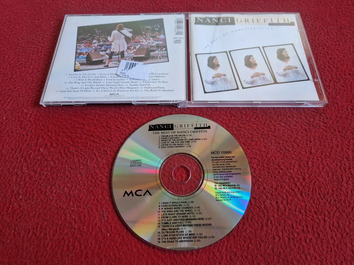 NANCI GRIFFITH THE BEST OF CD