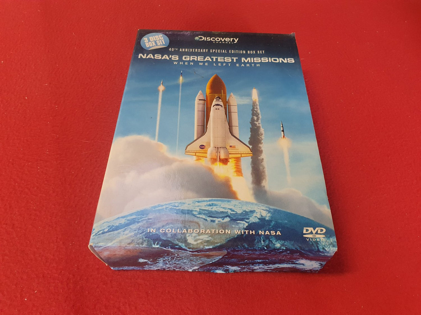 NASAS GREATEST MISSIONS WHEN WE LEFT EARTH 40TH ANNIVERSARY BOX till DVD