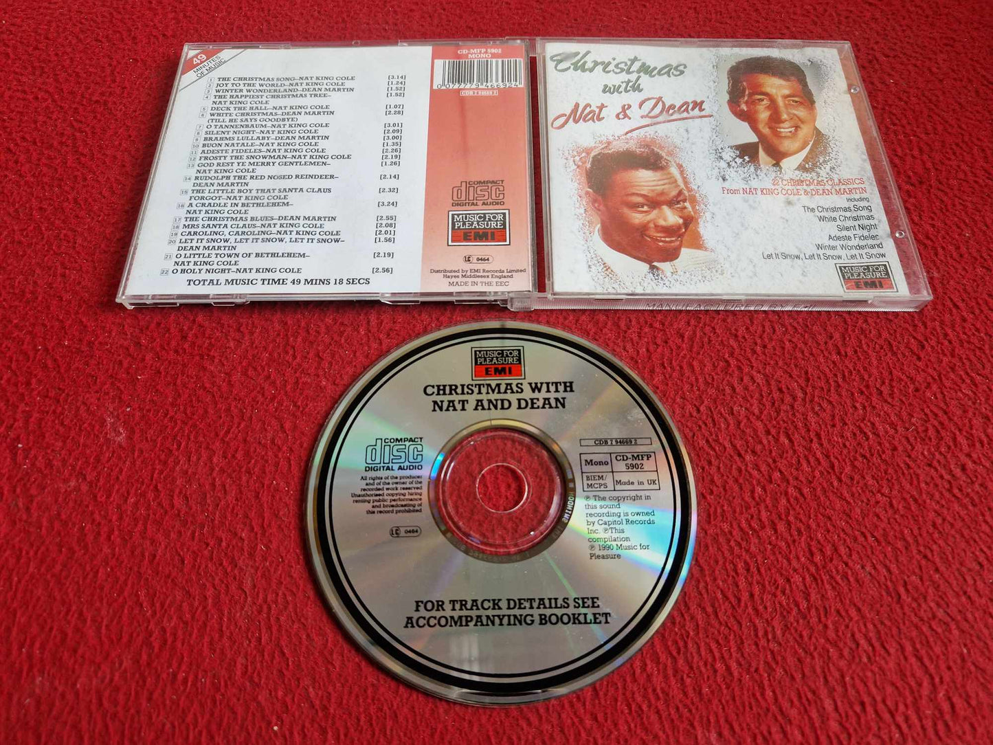 NAT KING COLE & DEAN MARTIN CHRISTMAS WITH NAT & DEAN CD