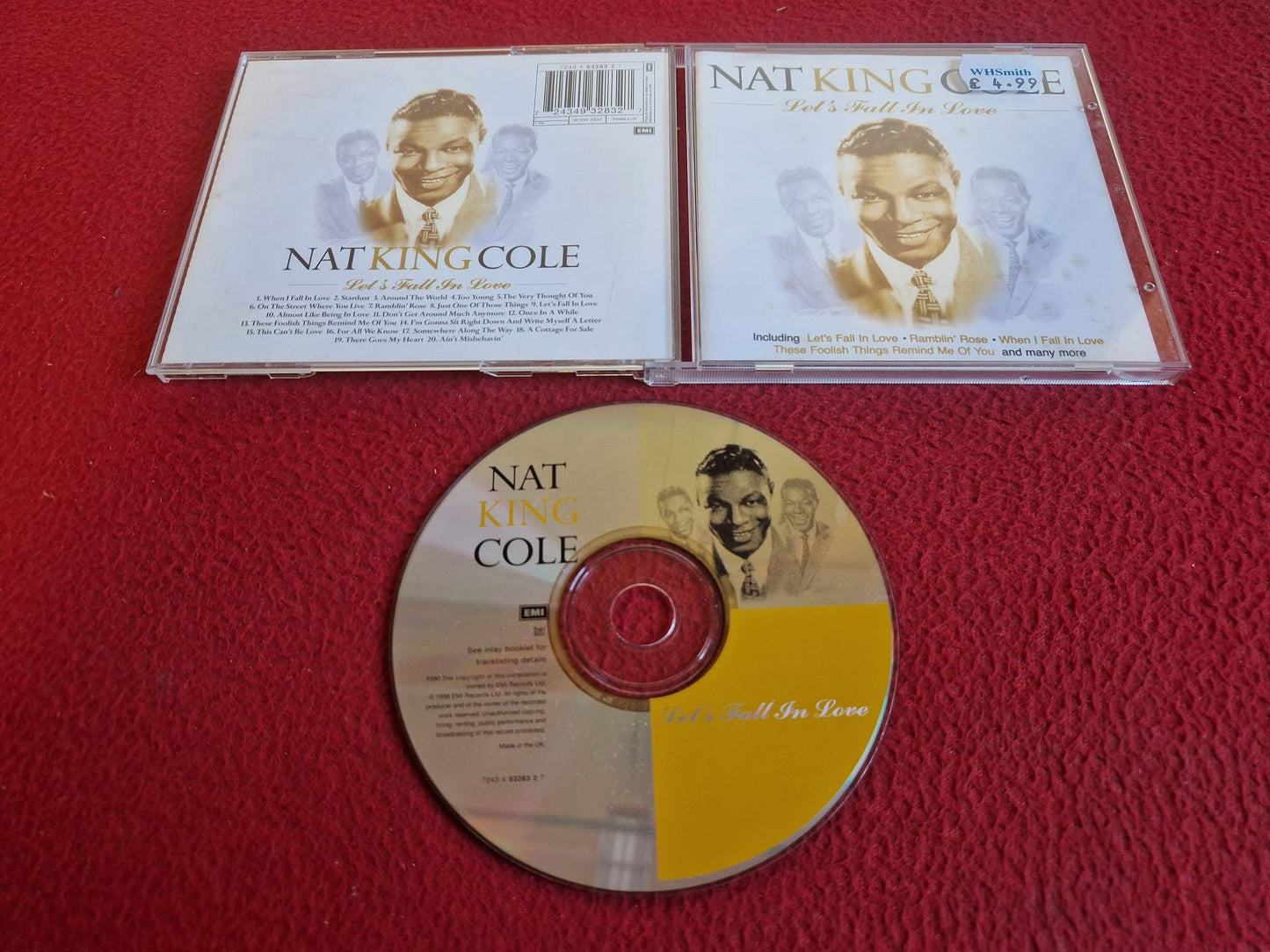 NAT KING COLE LET'S FALL IN LOVE CD