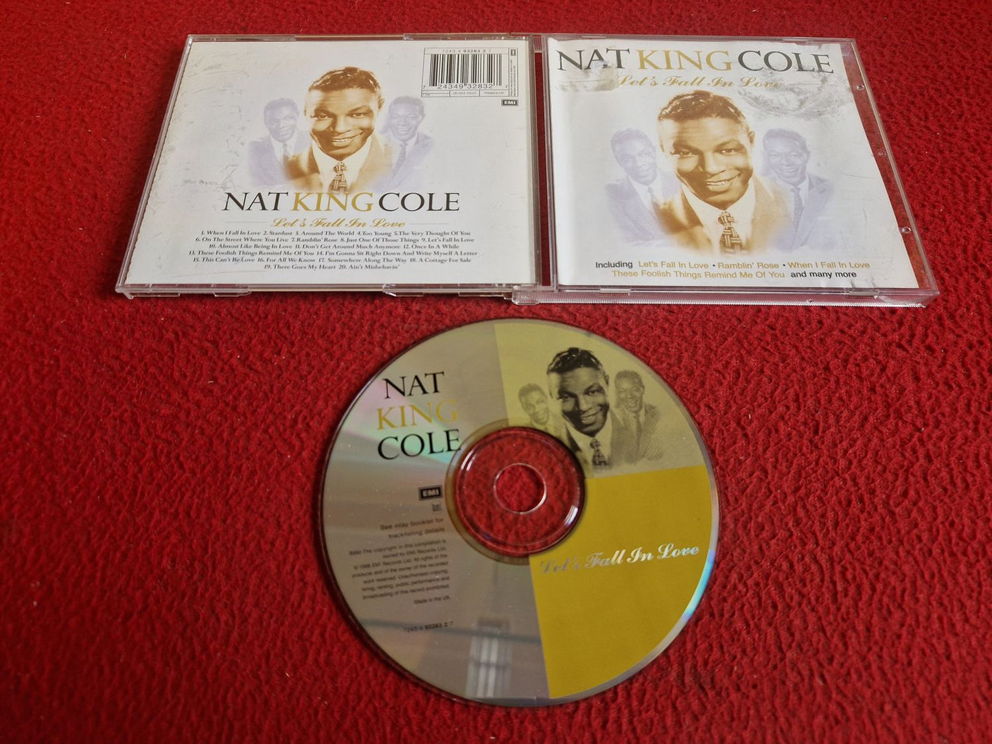 NAT KING COLE LET'S FALL IN LOVE CD