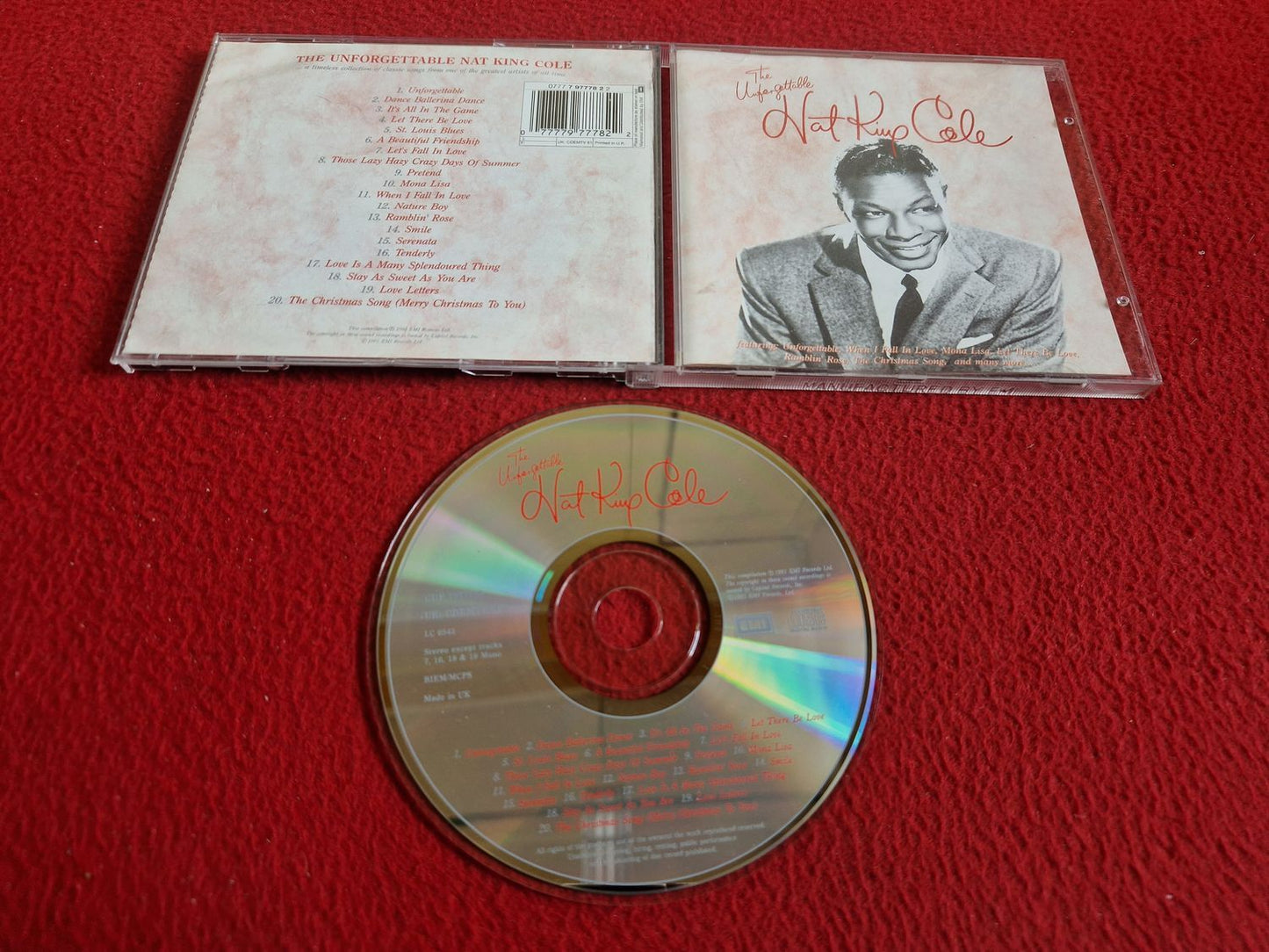 NAT KING COLE THE UNFORGETTABLE CD