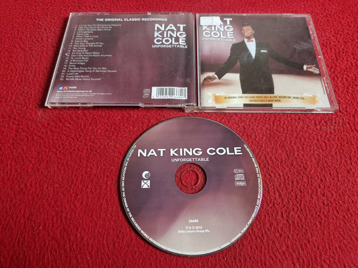 NAT KING COLE UNFORGETTABLE CD
